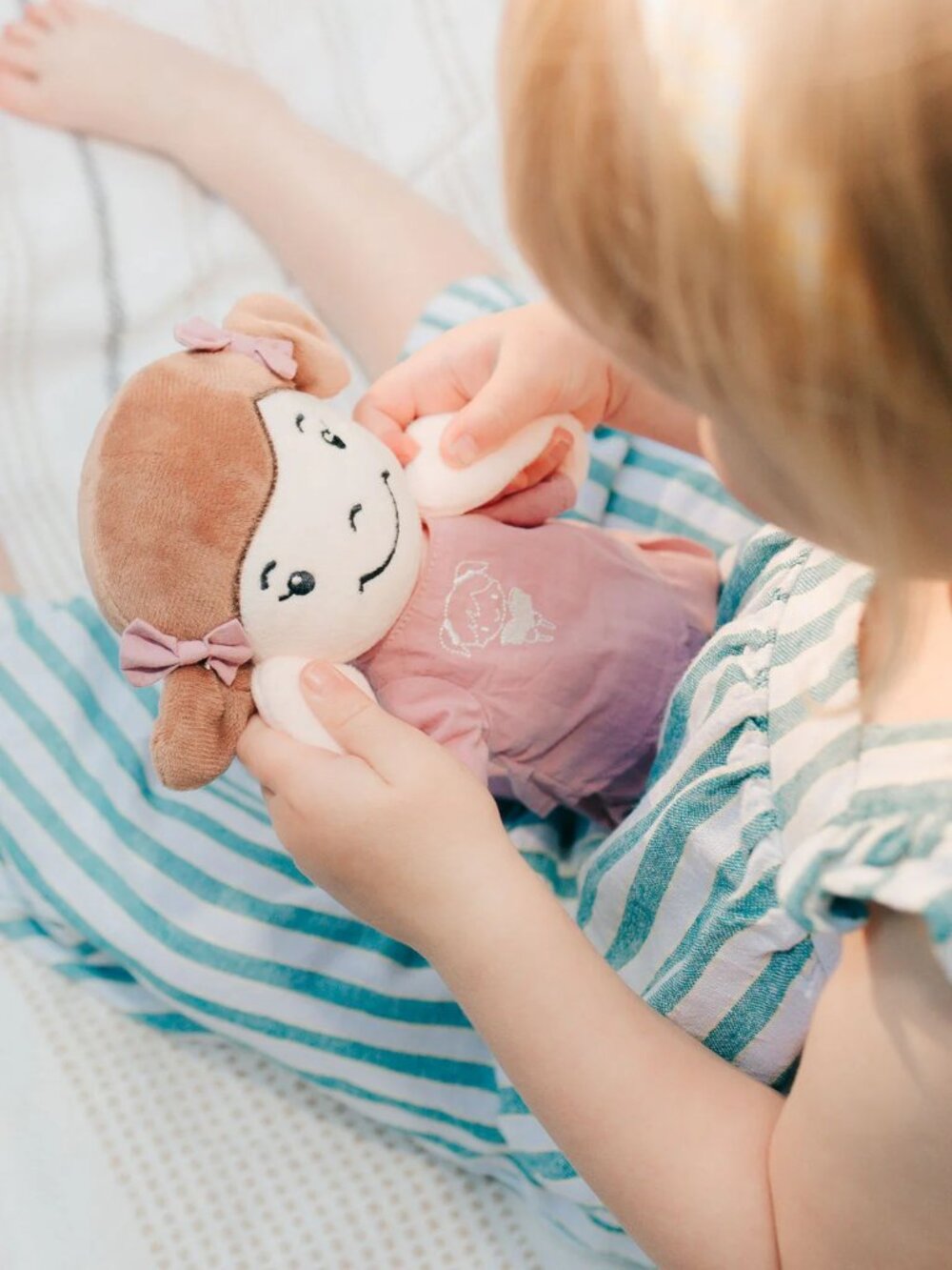 NEW Worry Pal Plush Doll Girl, Story and Journal Set to Support Children over 3